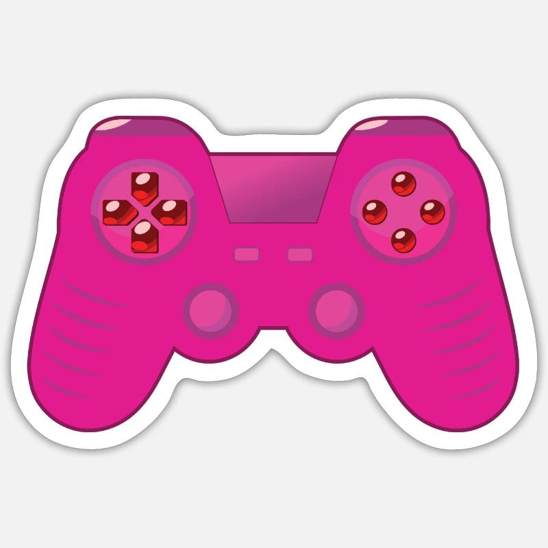 Controller - Sticker Größe S (10 x 10 cm) - Mattweiß