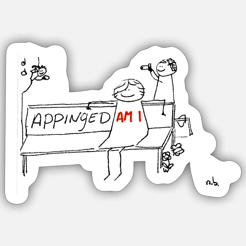Appingedam I. Sticker taille S (10 x 10 cm)