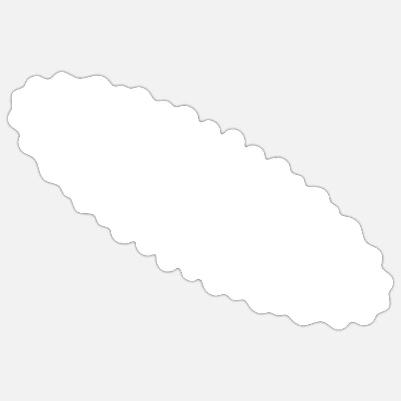 abstract pattern in the form of an ellipse Sticker size S (10 x 10 cm)