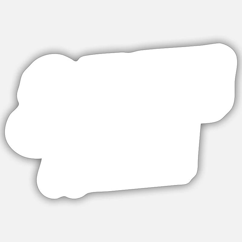 noël équipe noël noël - Sticker taille S (10 x 10 cm) - blanc mat