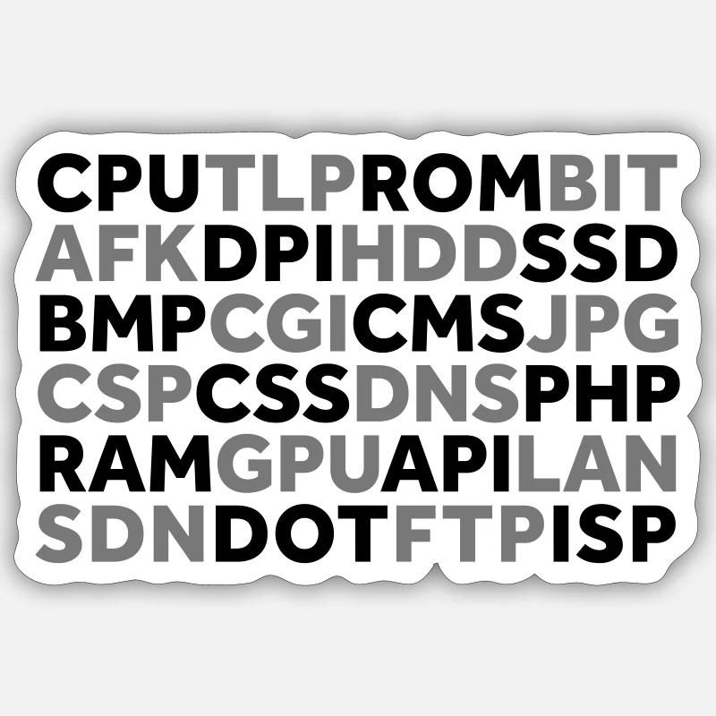 Sticker taille S (10 x 10 cm) - 