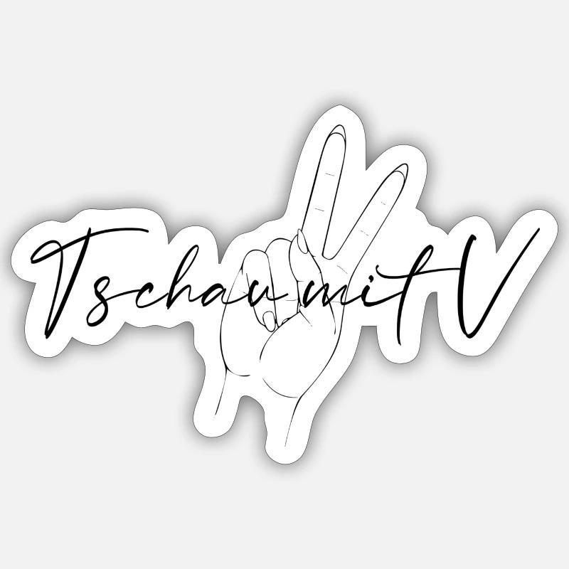 Sticker Größe S (10 x 10 cm) - 