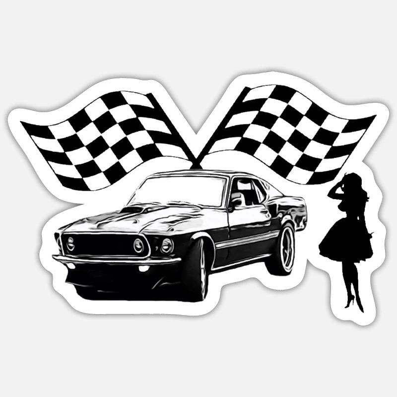 Auto Sticker Größe S (10 x 10 cm)