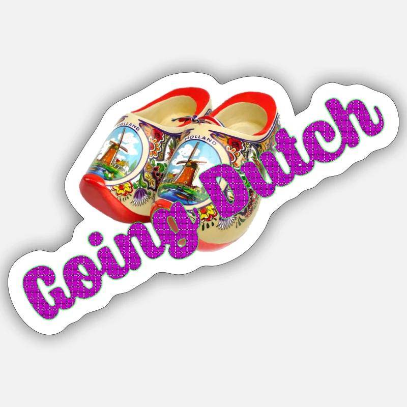 Going Dutch Sticker size S (10 x 10 cm)