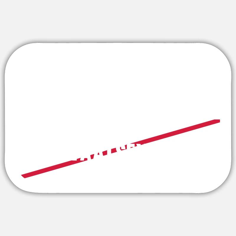 Referendariat Studium Lehramt oder Jura - Sticker Größe S (10 x 10 cm) - Mattweiß