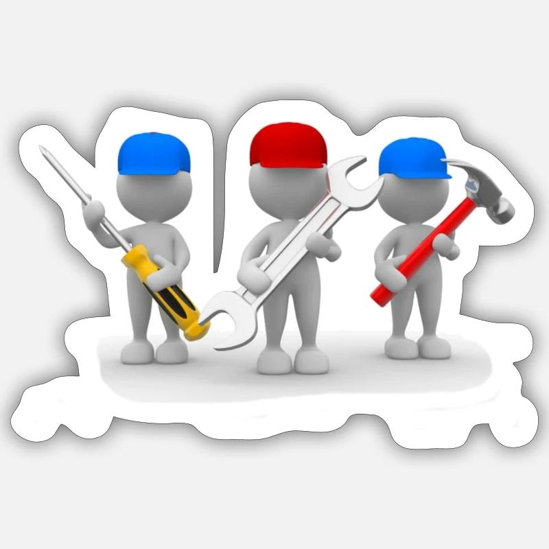 tools Sticker size S (10 x 10 cm)