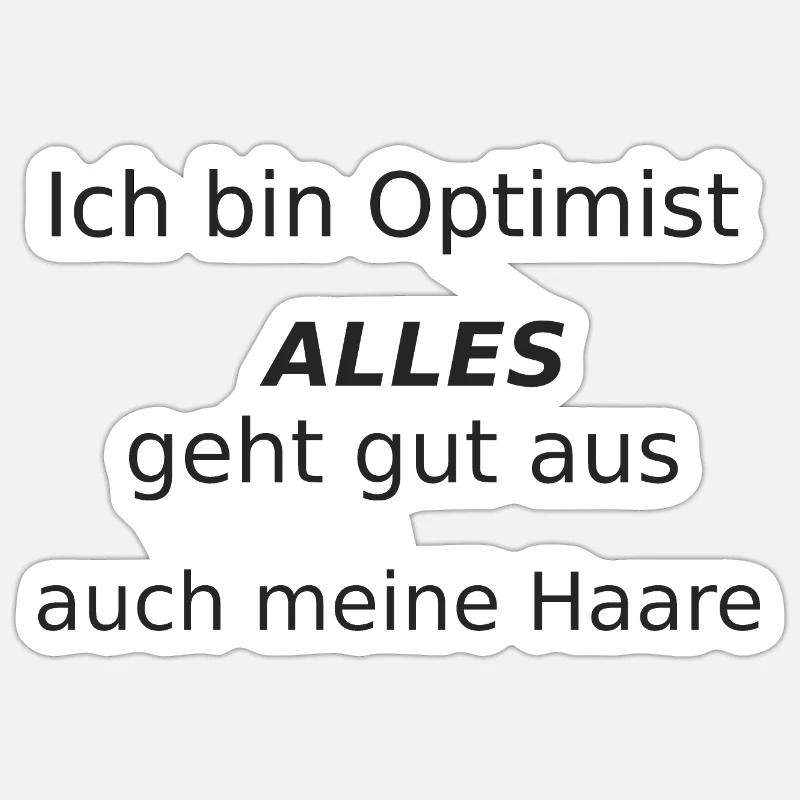 Optimist Sticker Größe S (10 x 10 cm)