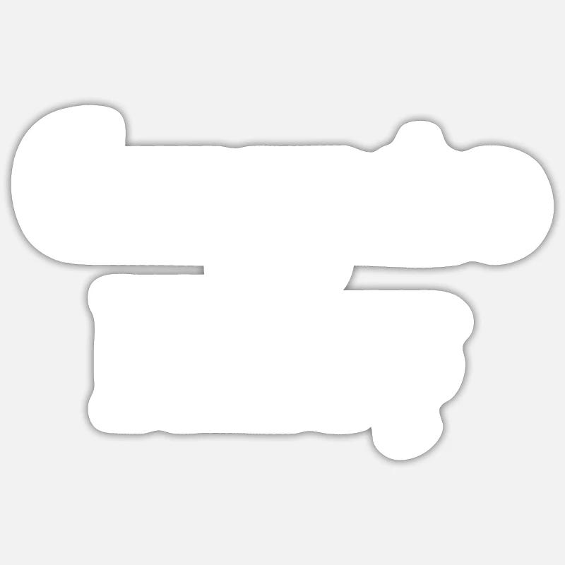 crypto king - Sticker taille S (10 x 10 cm) - blanc mat