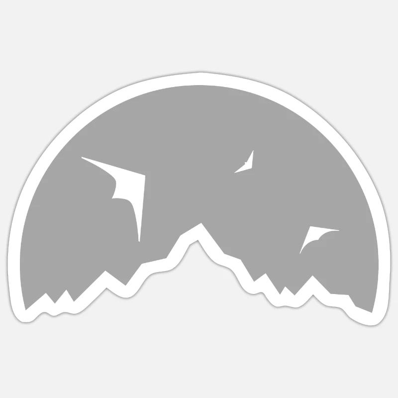 Lenkdrachen - Sticker Größe S (10 x 10 cm) - Mattweiß