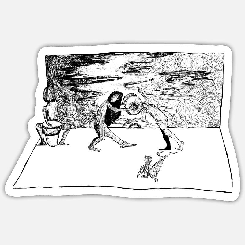 Sticker taille S (10 x 10 cm) - 