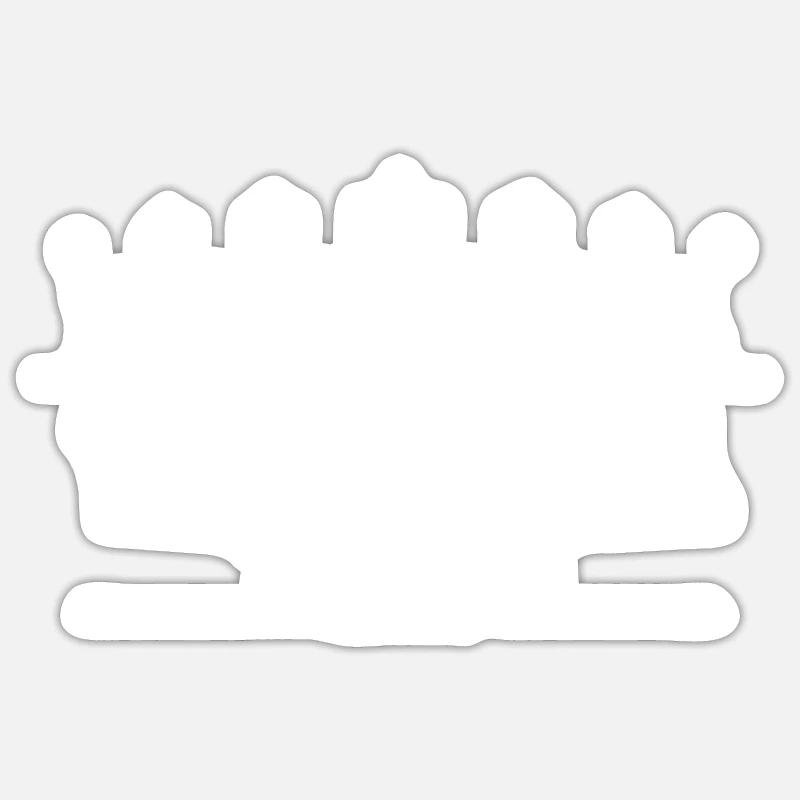 Vanessa - Sticker taille S (10 x 10 cm) - blanc mat