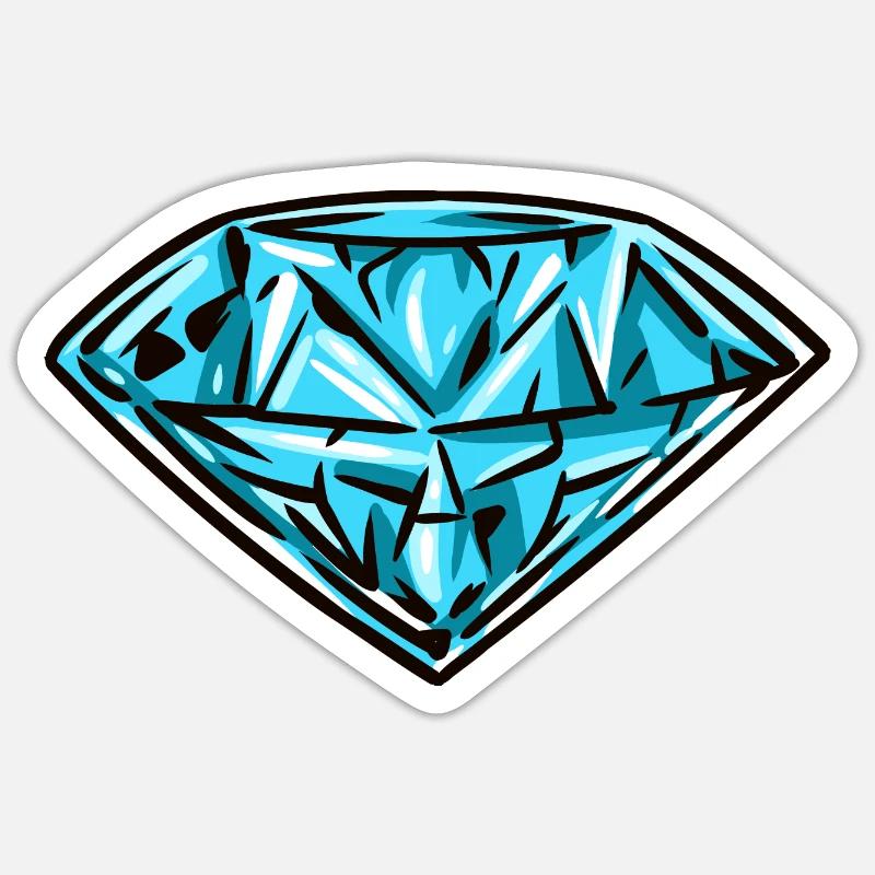 Diamant Sticker taille S (10 x 10 cm)