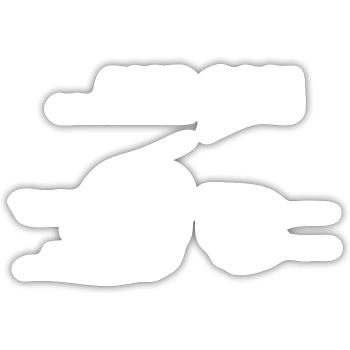 Vater und Sohn Tochter Dad Partnerlook Eltern Kind - Sticker Größe S (10 x 10 cm) - Mattweiß - Vorne