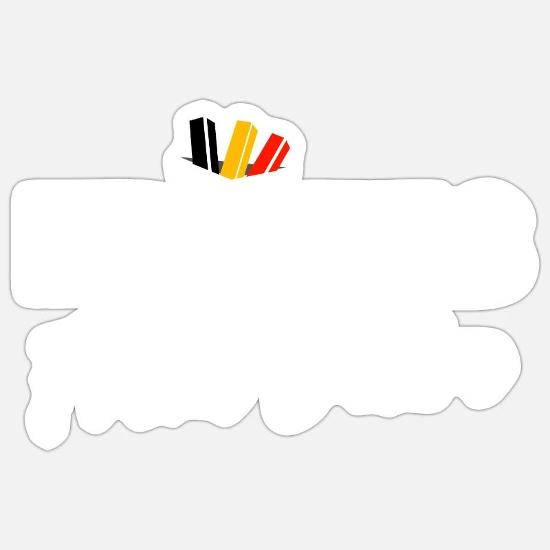 Frites From Desire Sticker taille S (10 x 10 cm)