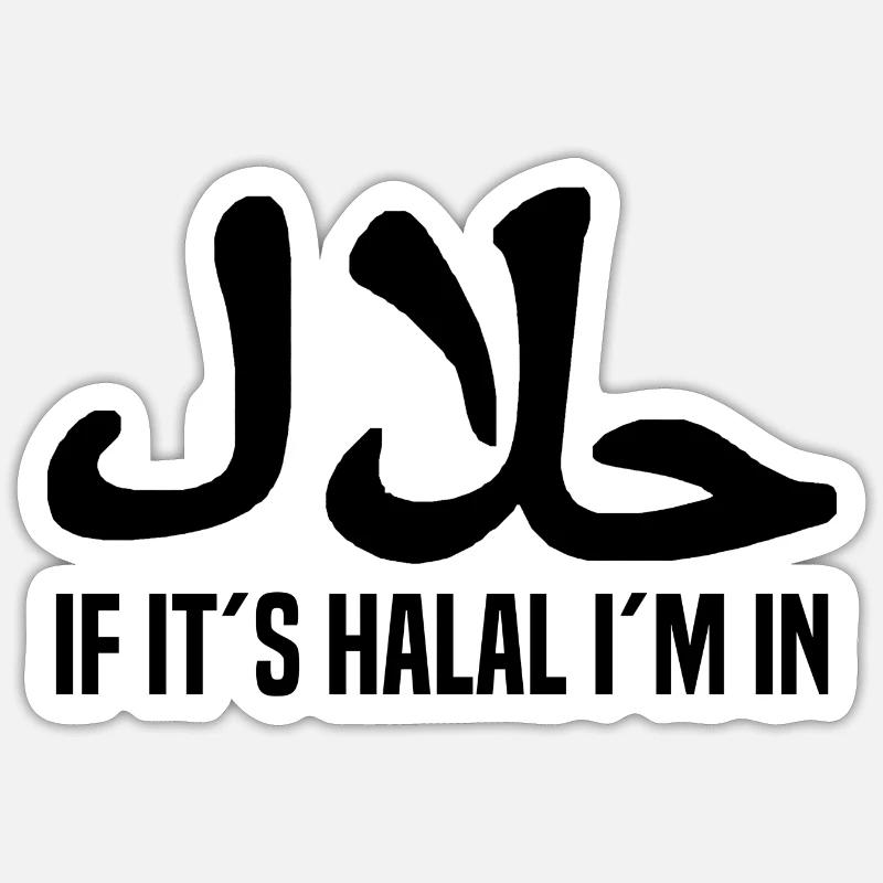 Arab - Sticker size S (10 x 10 cm) - white matte