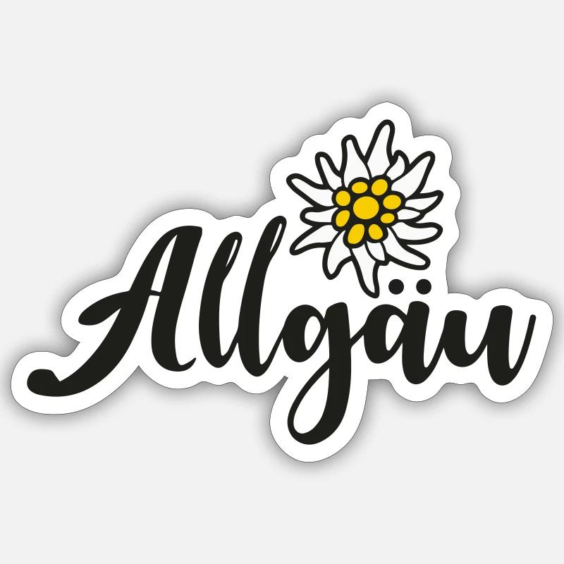 Allgäu Sticker Größe S (10 x 10 cm)