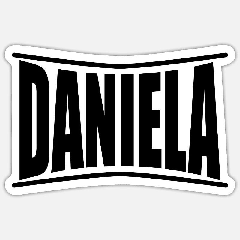 Daniela t-shirt gift idea Sticker size S (10 x 10 cm)