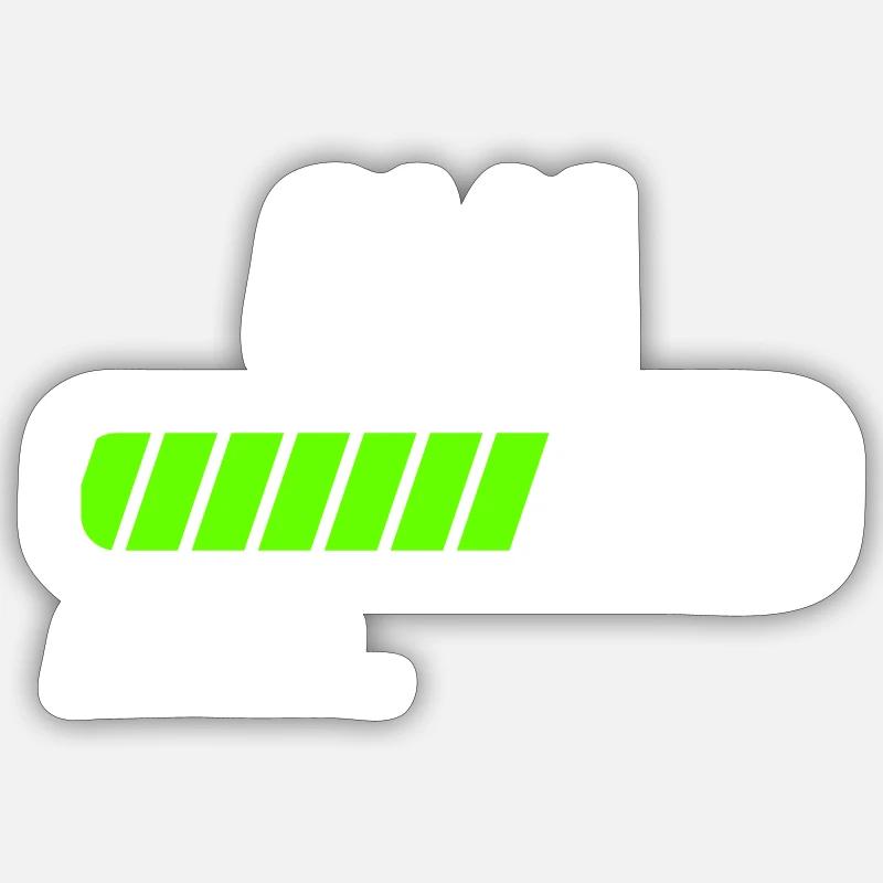 Oma Großmutter Großeltern Loading Sticker Größe S (10 x 10 cm)