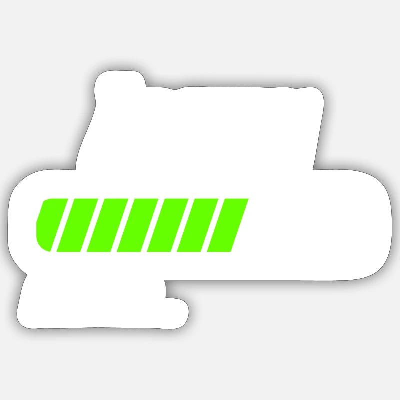Ärztin Loading Ladebalken - Sticker Größe S (10 x 10 cm) - Mattweiß
