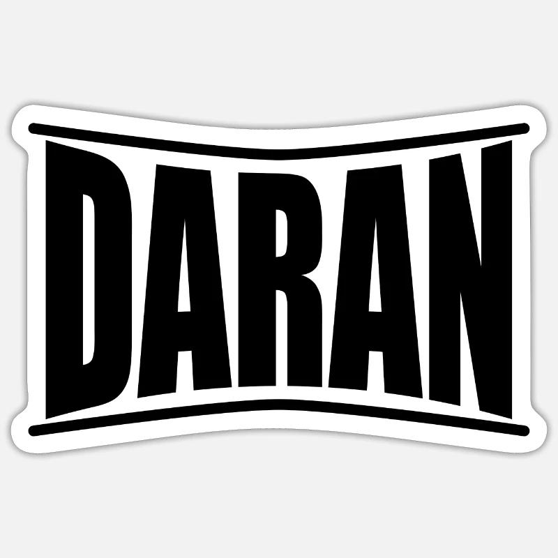 Daran t-shirt gift idea - Sticker size S (10 x 10 cm) - white matte