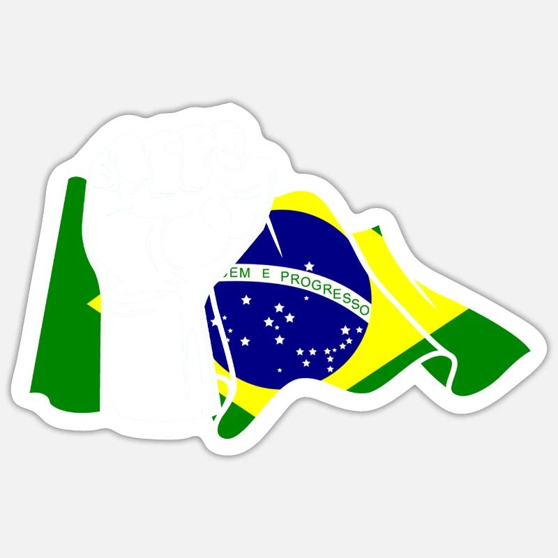 Faust Brésil brésilien Sticker taille S (10 x 10 cm)