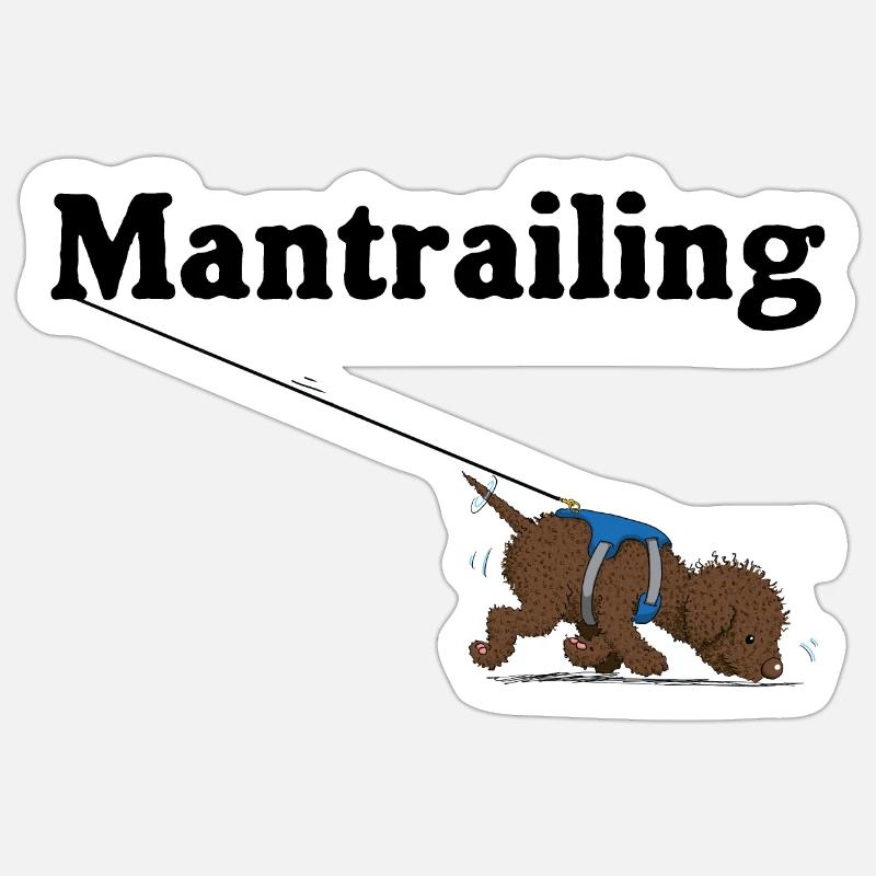 Mantrailing1 3 Sticker size S (10 x 10 cm)