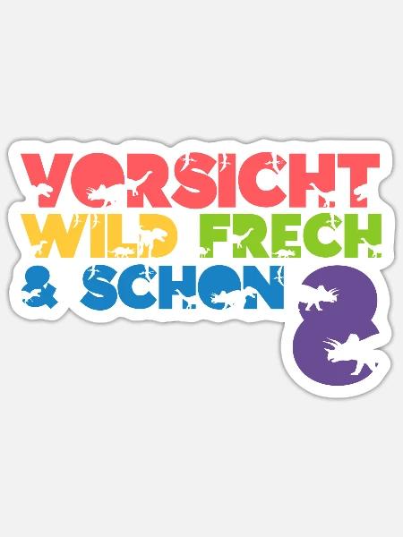 Kinder 8. Geburtstag 8 Jahre Dino Dinosaurier - Sticker Größe S (10 x 10 cm) - Mattweiß