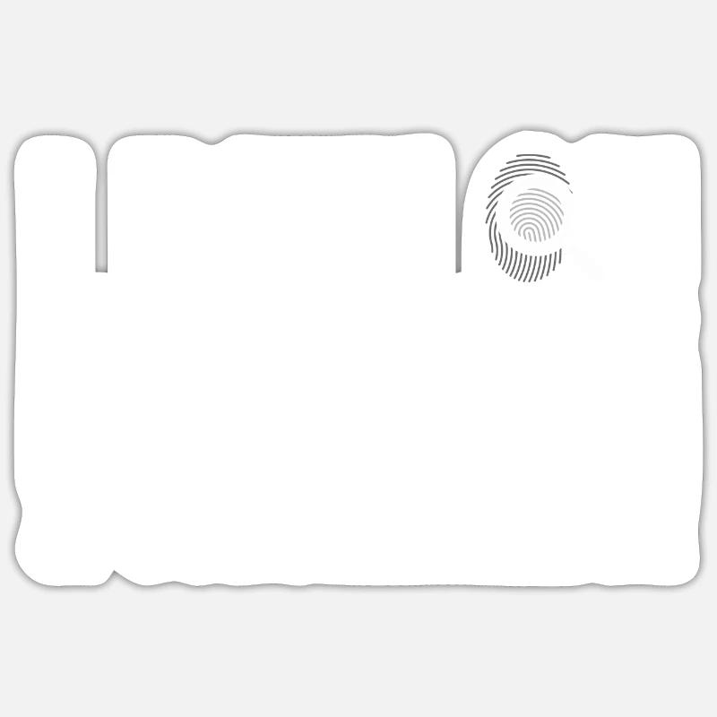 Sécurisation des traces - Kripo Polizei Kriminaltechnik Sticker taille S (10 x 10 cm)