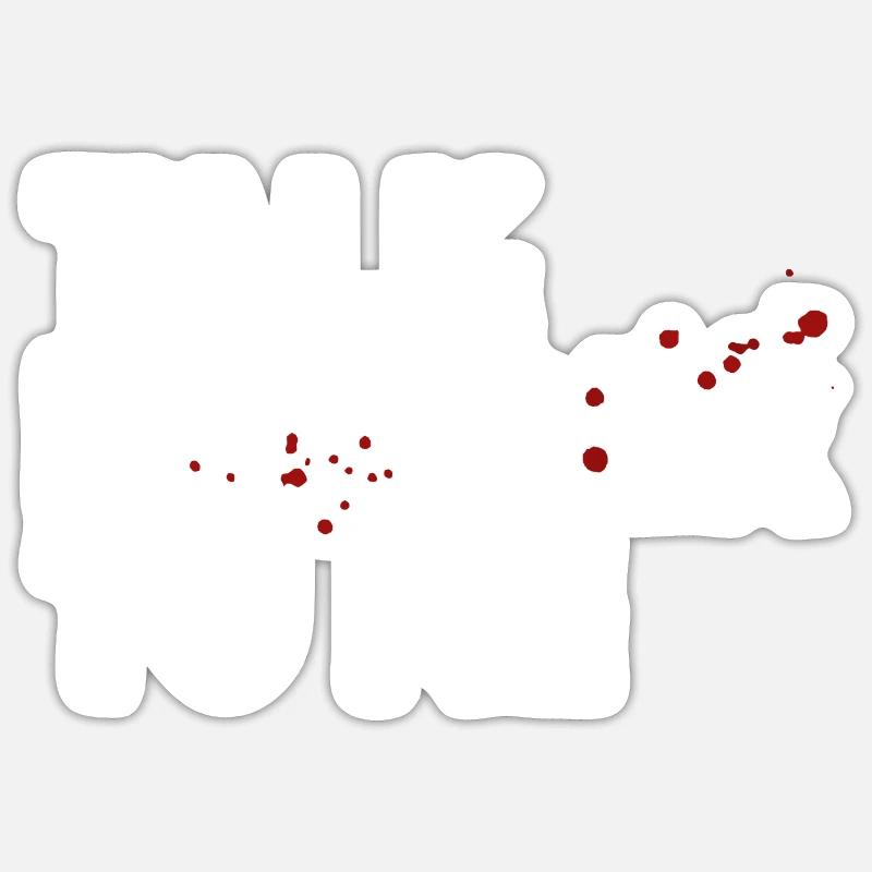 Sécurisation des traces - Kripo Polizei Kriminaltechnik Sticker taille S (10 x 10 cm)