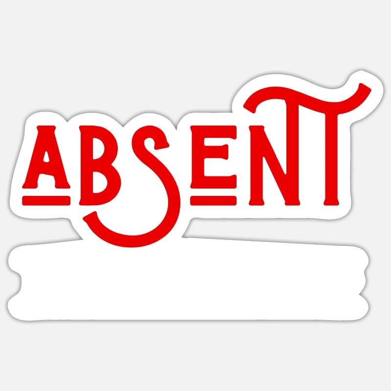 absent j'ai aidé ma mère à accoucher Sticker taille S (10 x 10 cm)