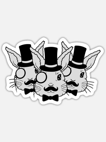  - Sticker size S (10 x 10 cm) - white matte
