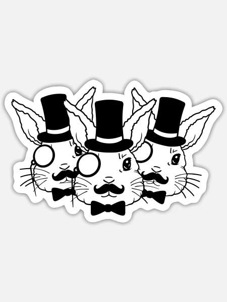 - Sticker size S (10 x 10 cm) - white matte