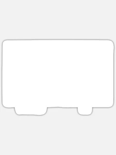 Dein Vater - Ich - Extrem-Hängegleiten - Sticker Größe S (10 x 10 cm) - Mattweiß