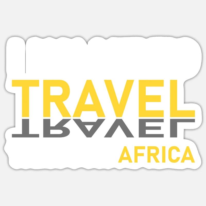 Africa trip Sticker size S (10 x 10 cm)