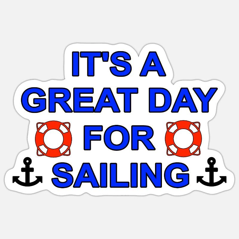 Sail - Sticker size S (10 x 10 cm) - white matte