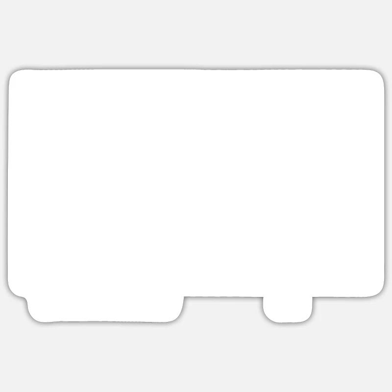 Ihr Ehemann - Ich - Wandernd Links Sticker Größe S (10 x 10 cm)