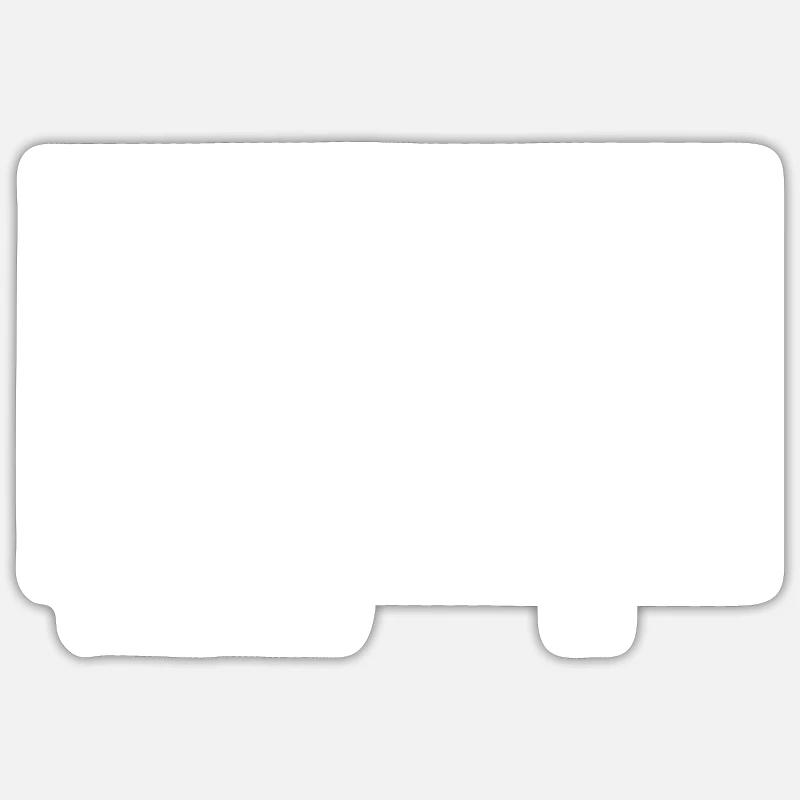 Ihr Ehemann - Ich - Wandernder Mann Sticker Größe S (10 x 10 cm)