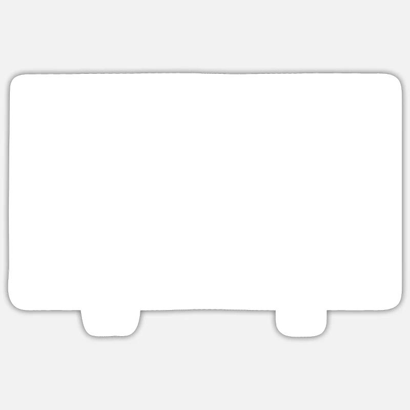 Vous - Moi - Randonnée amateur - Sticker taille S (10 x 10 cm) - blanc mat