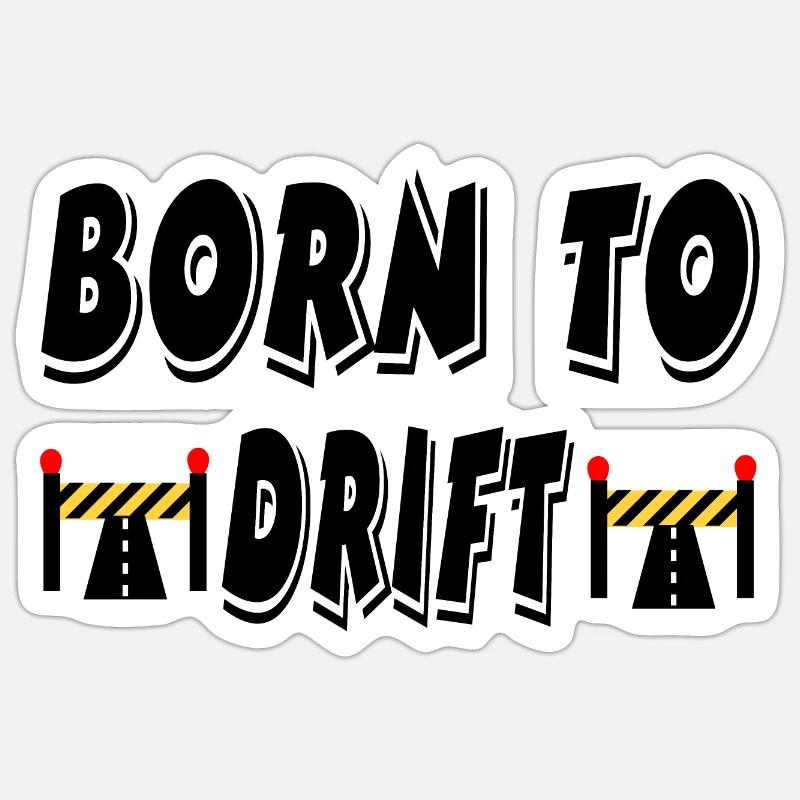 Auto - Sticker Größe S (10 x 10 cm) - Mattweiß