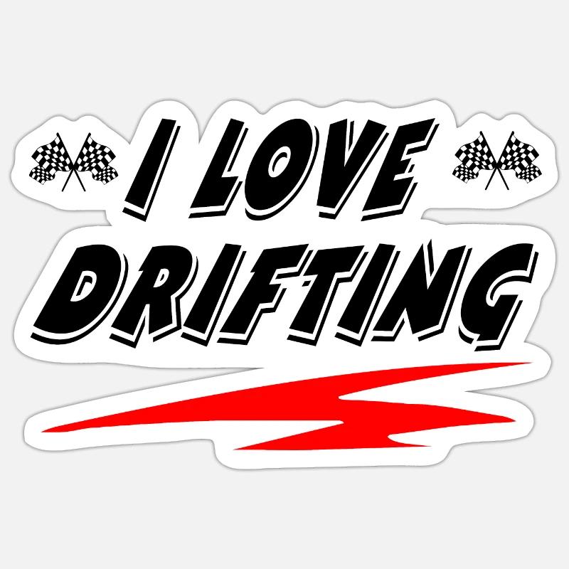 Auto - Sticker Größe S (10 x 10 cm) - Mattweiß