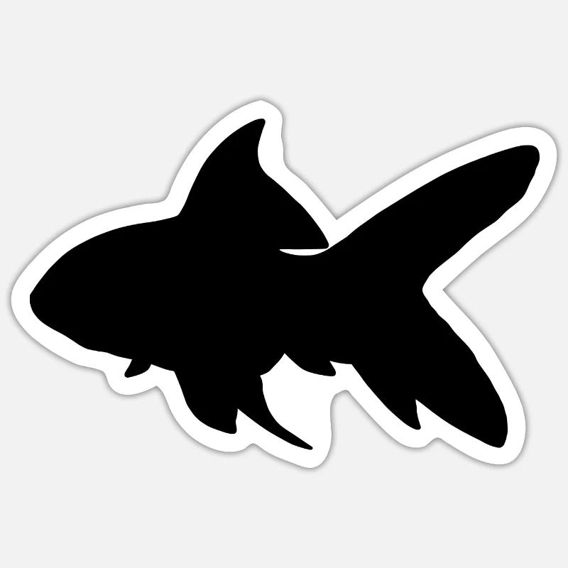 Fisch Sticker Größe S (10 x 10 cm)