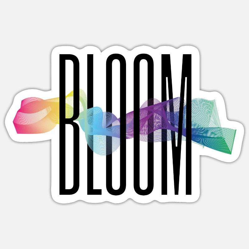 BLOOM Sticker size S (10 x 10 cm)