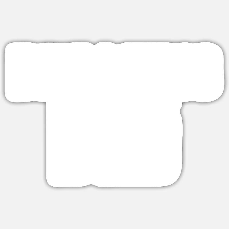 breaking bed - Sticker size S (10 x 10 cm) - white matte