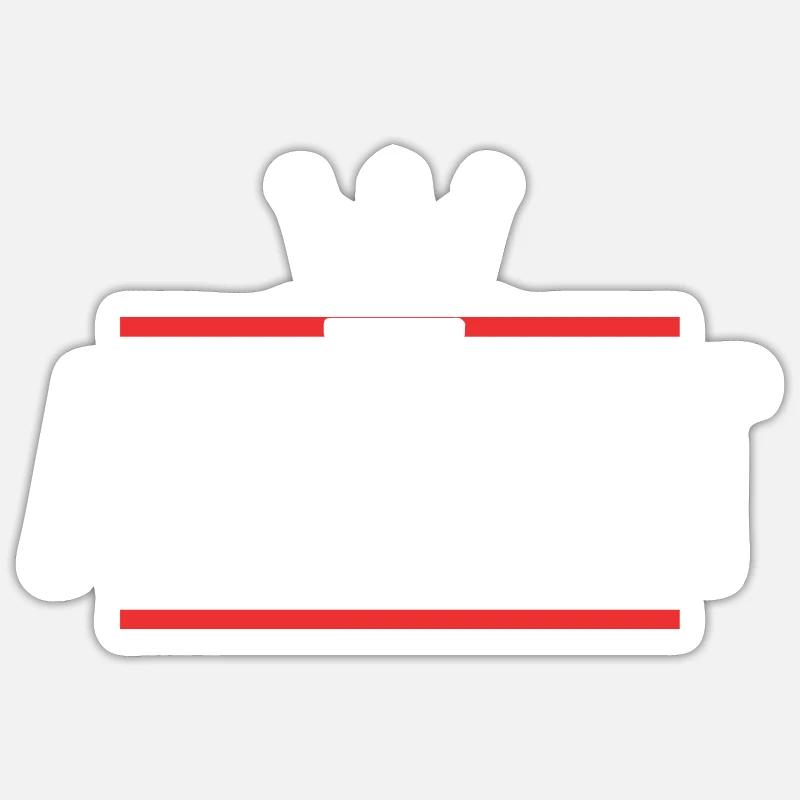 Anwalt Beruf - Sticker Größe S (10 x 10 cm) - Mattweiß