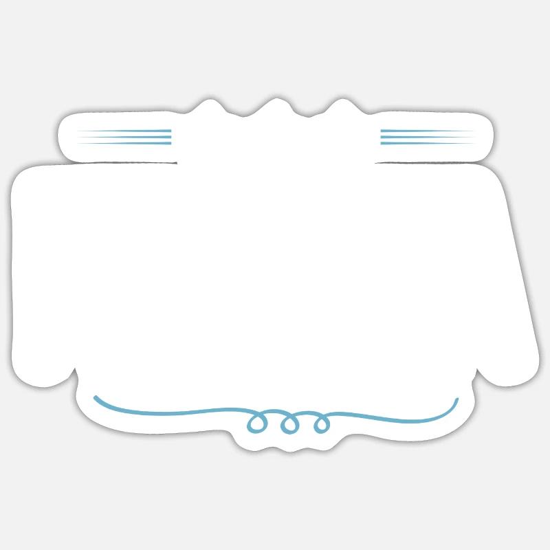 Fiona - Sticker Größe S (10 x 10 cm) - Mattweiß
