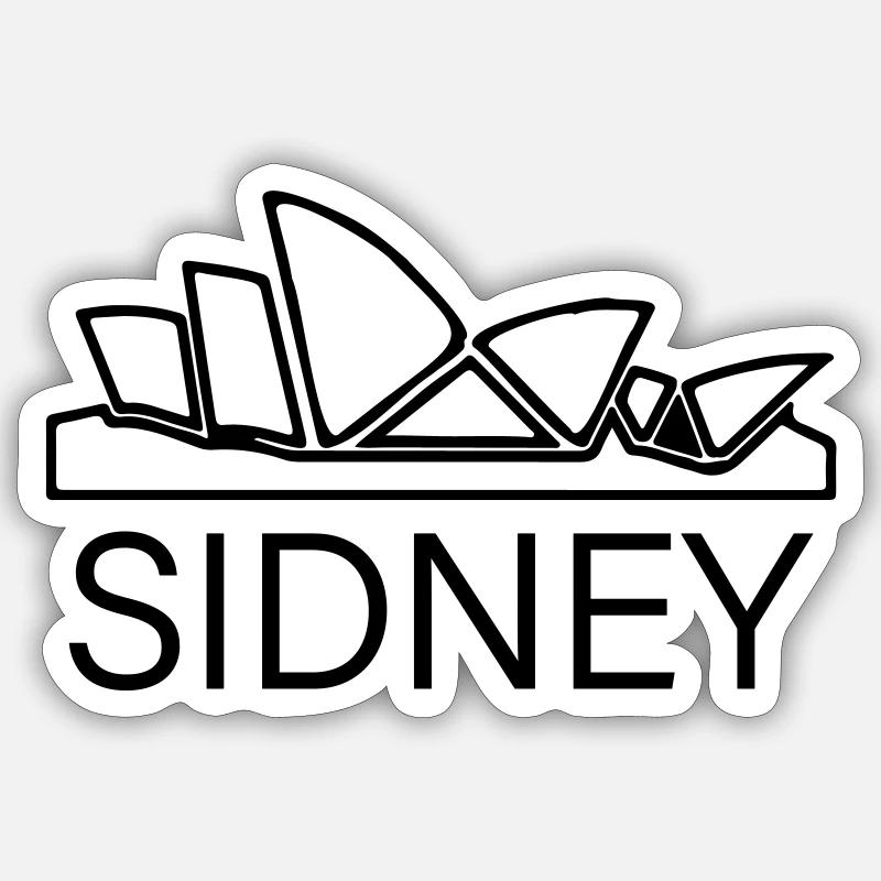 Sidney Sticker size S (10 x 10 cm)