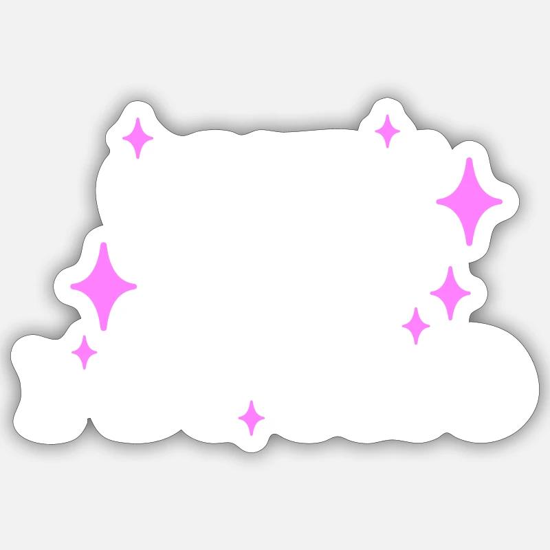 CUTE BUT PSYCHO - Sticker size S (10 x 10 cm) - white matte