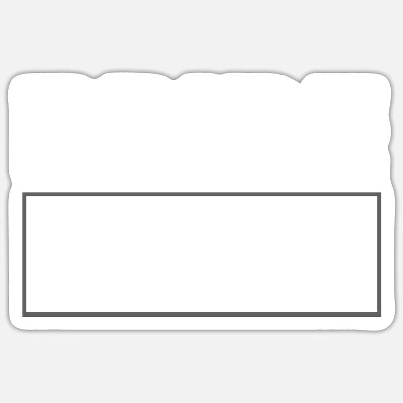 Bride Crew - Sticker Größe S (10 x 10 cm) - Mattweiß