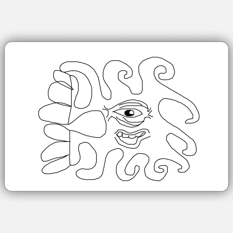 Sticker taille S (10 x 10 cm) - 