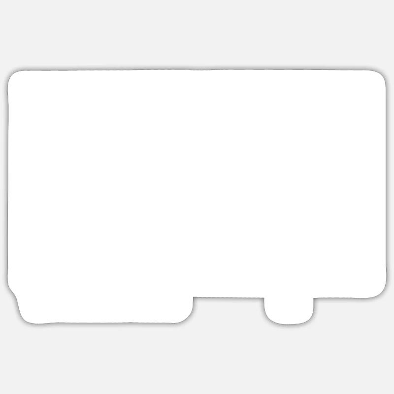 Dein Freund - Ich - Snowboarding Extrem Trick - Sticker Größe S (10 x 10 cm) - Mattweiß